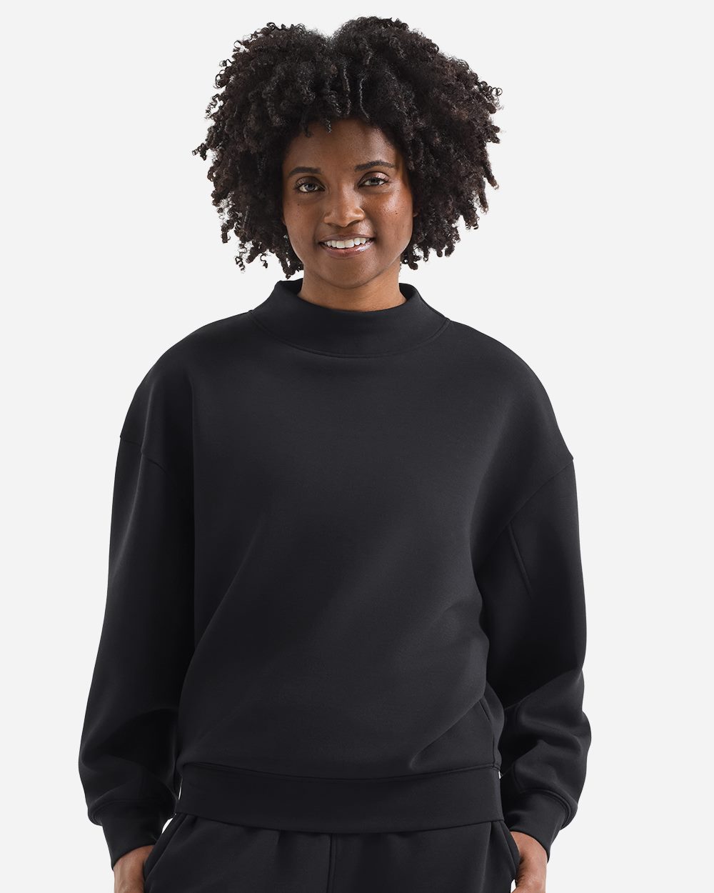 TriDri - Women's Luxe Mock Neck Sweatshirt - TD660