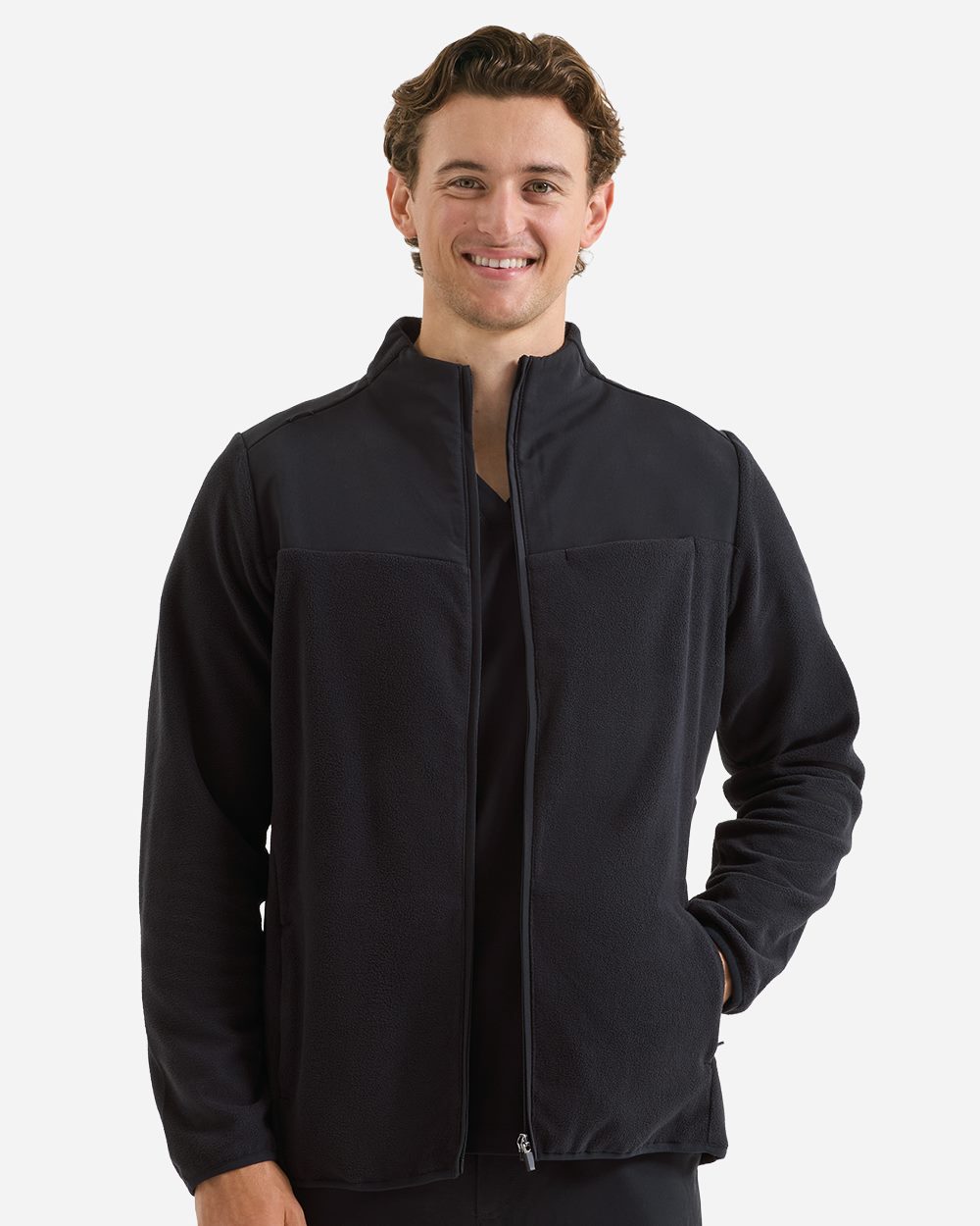 Onna - Men's Agility Panelled Fleece Full-Zip Jacket - NN800