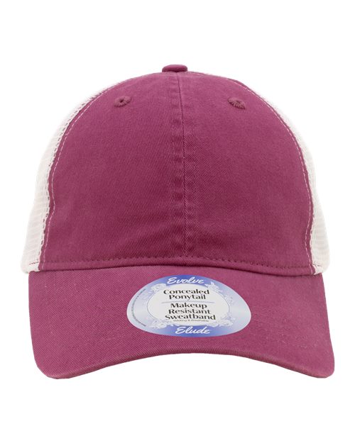 Infinity Her - Women's Peached Twill Mesh Back Cap - ANNIE