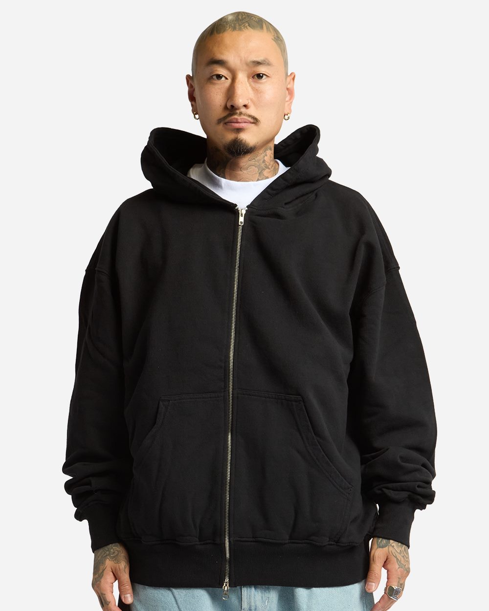 Shaka Wear - Unisex Max Heavy Garment-Dyed Full-Zip Hoodie Sweatshirt - SHGMZ