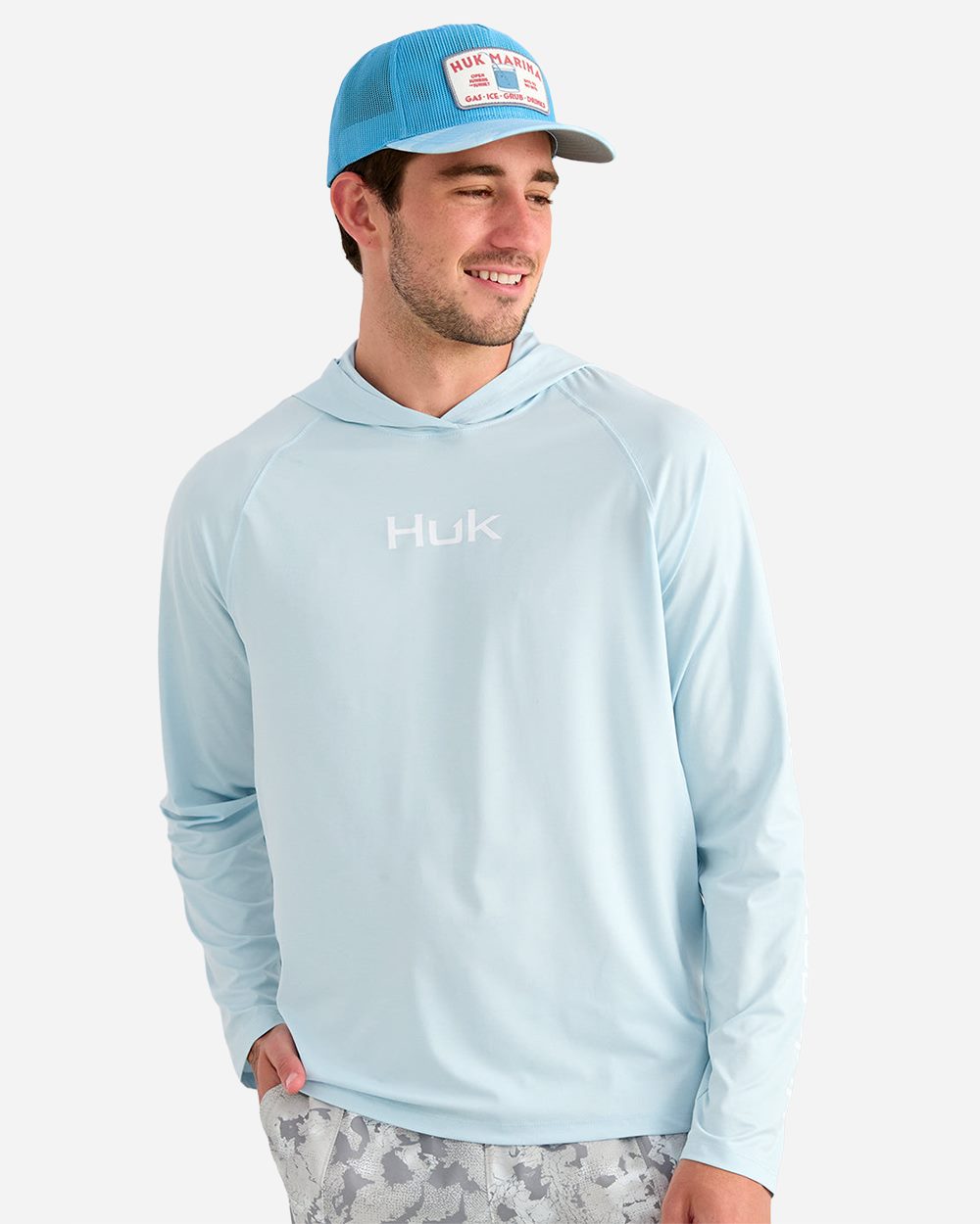 HUK - Men's Airweight Hooded Pullover - H1200737