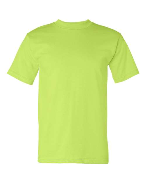 Bayside - Camiseta unisex de peso pesado, fabricada en EE. UU. - 5100