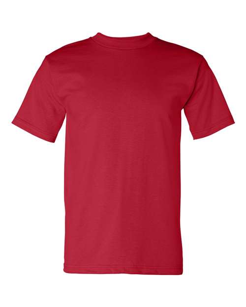 Bayside - Camiseta unisex de peso pesado, fabricada en EE. UU. - 5100