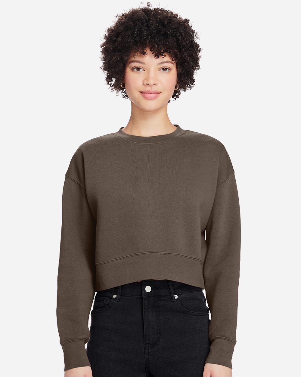 Lane Seven - Women's Relaxed Cropped Crewneck Sweatshirt - LS88004