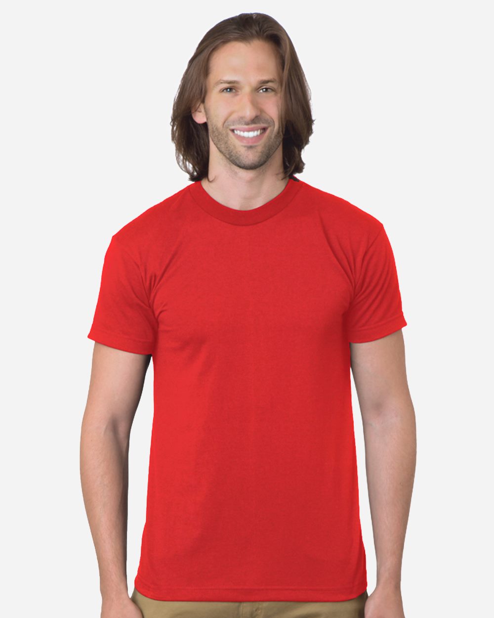 Bayside - Camiseta unisex 50/50 fabricada en EE. UU. - 1701