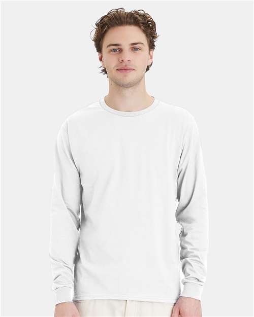 Hanes - Camiseta de manga larga Essential-T - 5286