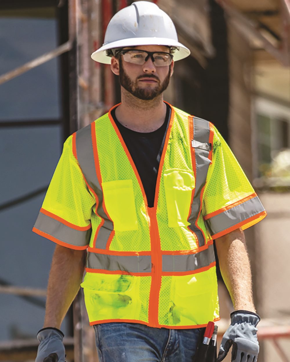 Kishigo - Unisex Ultra-Cool™ Six-Pocket Mesh Surveyor’s Vest - 1242-1243