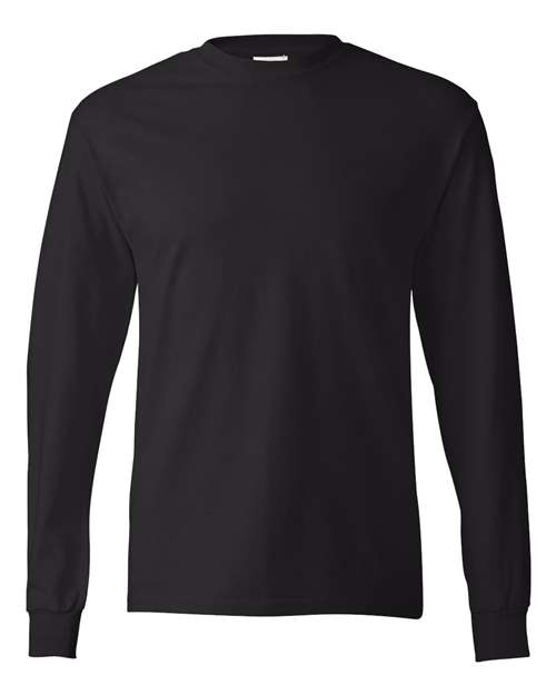 Hanes - Camiseta de manga larga auténtica - 5586