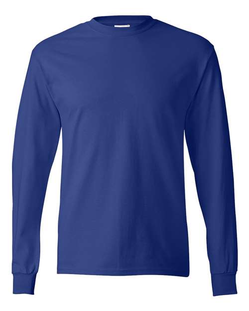Hanes - Camiseta de manga larga auténtica - 5586