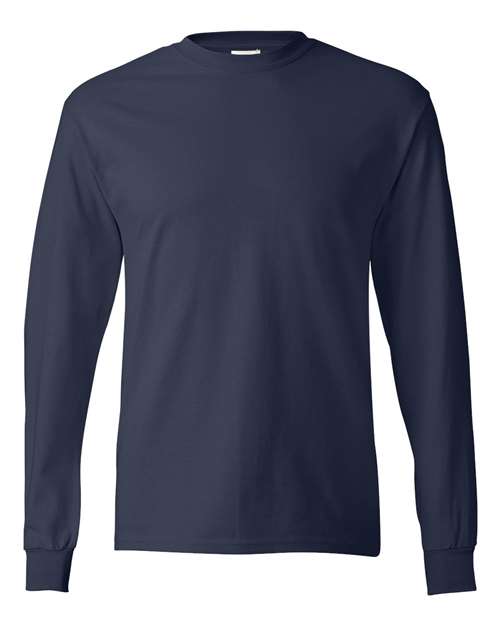 Hanes - Camiseta de manga larga auténtica - 5586