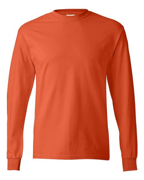 Hanes - Camiseta de manga larga auténtica - 5586