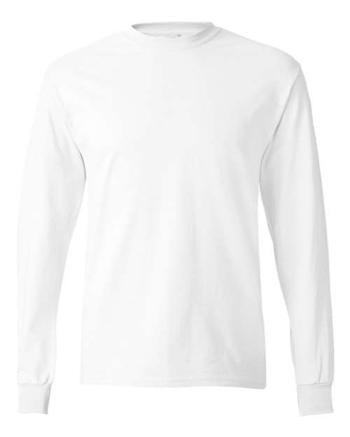 Hanes - Camiseta de manga larga auténtica - 5586