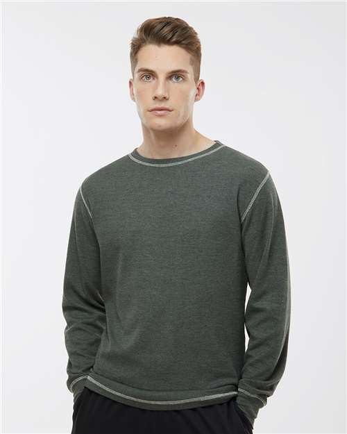 J. America - Men's Vintage Thermal Long Sleeve T-Shirt - 8238