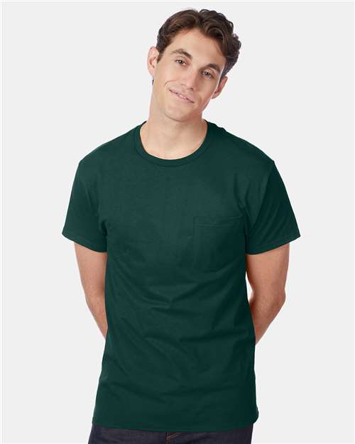 Hanes - Men's Authentic Pocket T-Shirt - 5590