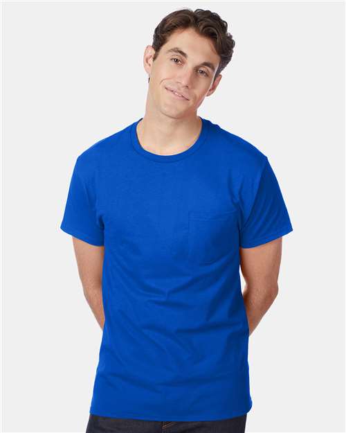 Hanes - Men's Authentic Pocket T-Shirt - 5590