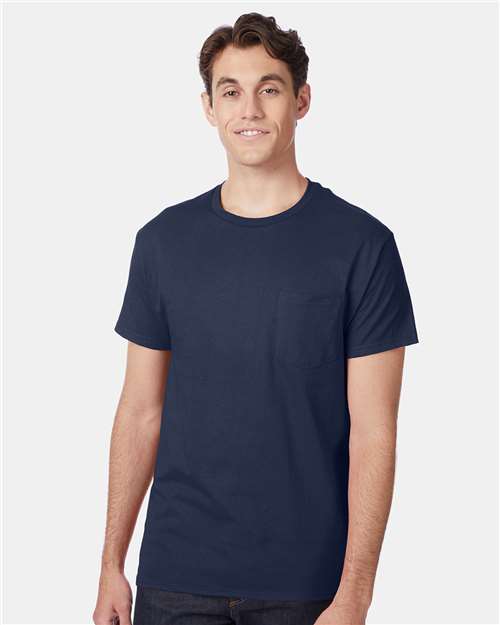 Hanes - Men's Authentic Pocket T-Shirt - 5590