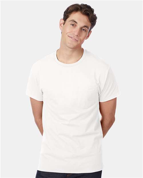 Hanes - Men's Authentic Pocket T-Shirt - 5590