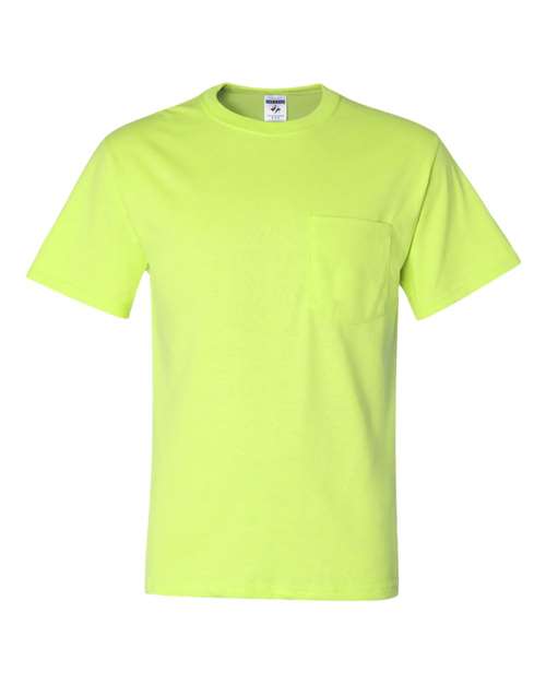 JERZEES - Camiseta unisex Dri-Power® 50/50 con bolsillo - 29MPR