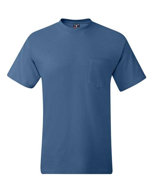 Hanes - Camiseta con bolsillo Beefy-T® para hombre - 5190