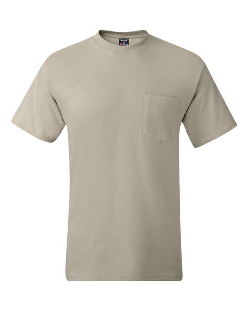 Hanes - Camiseta con bolsillo Beefy-T® para hombre - 5190