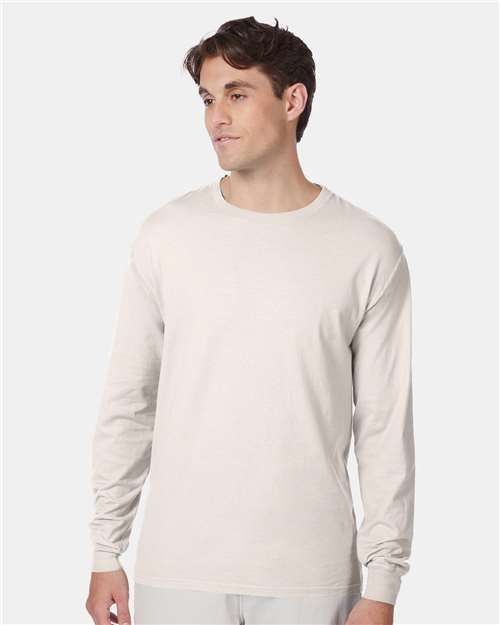 Hanes - Camiseta unisex de manga larga Beefy-T® - 5186