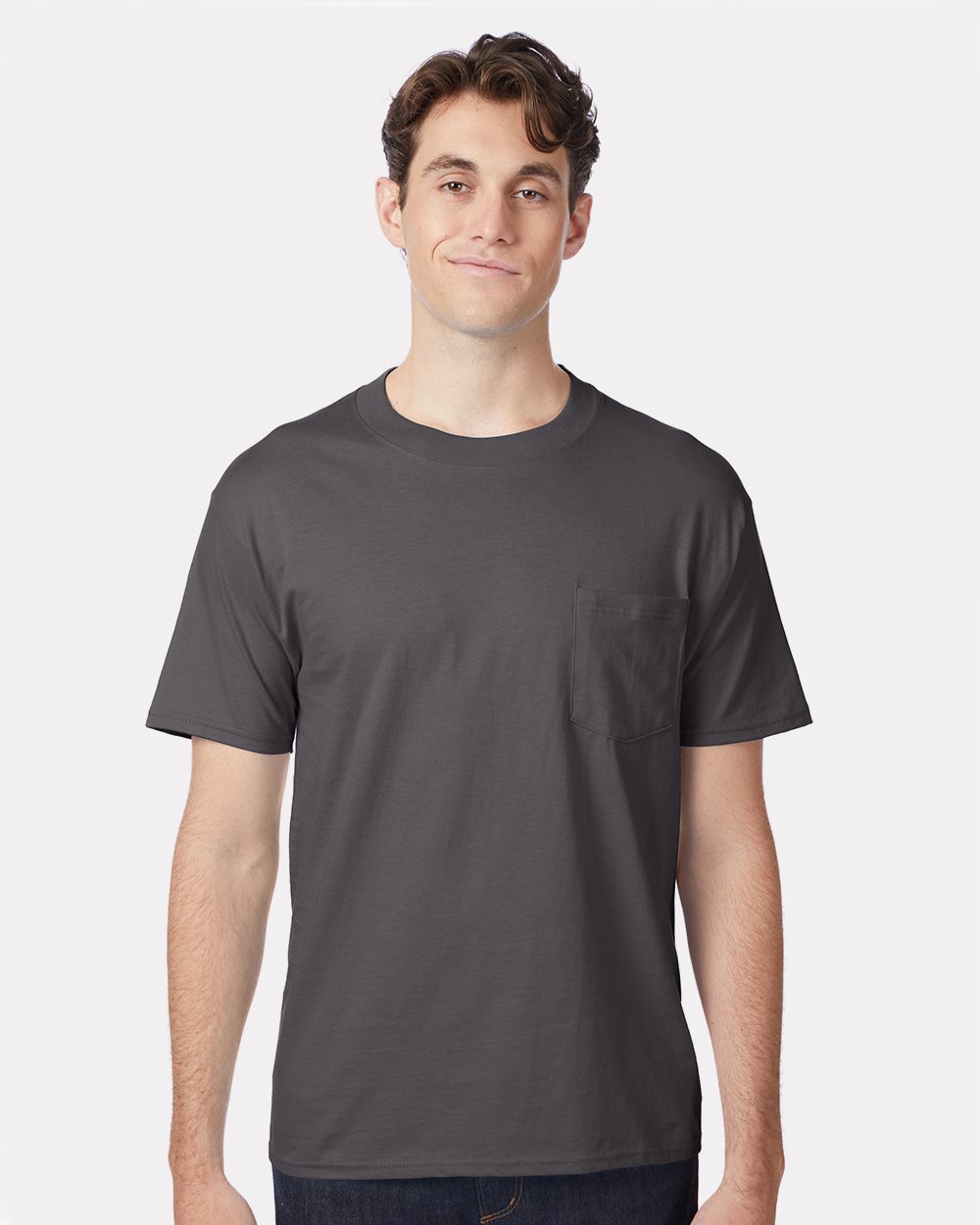 Hanes - Camiseta con bolsillo Beefy-T® para hombre - 5190