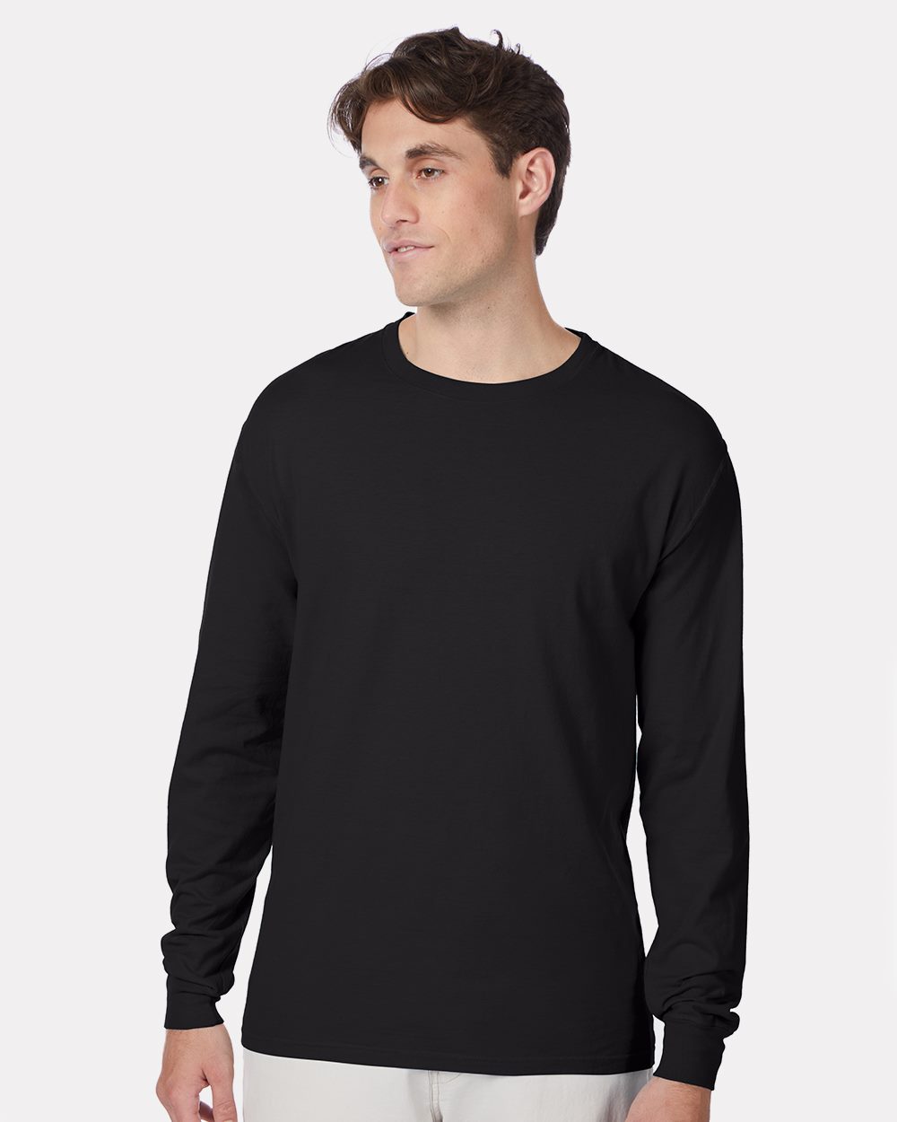 Hanes - Camiseta unisex de manga larga Beefy-T® - 5186