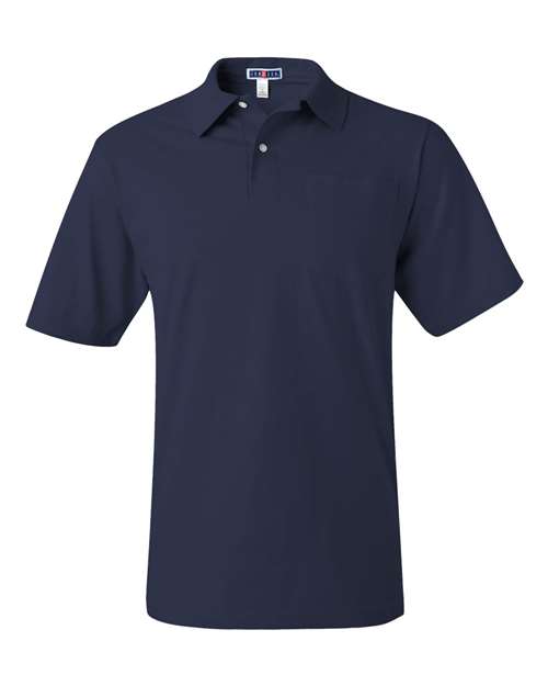 JERZEES - Men's SpotShield® 50/50 Polo with Pocket - 436MPR