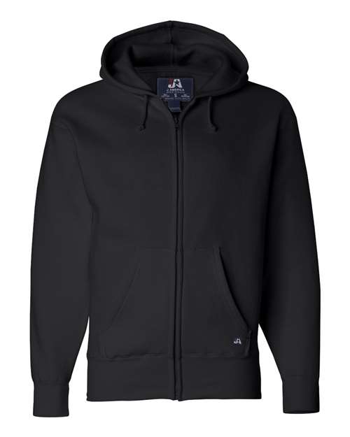J. America - Men's Premium Full-Zip Hooded Sweatshirt - 8821