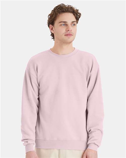 Hanes - Sudadera unisex EcoSmart® de cuello redondo - P160