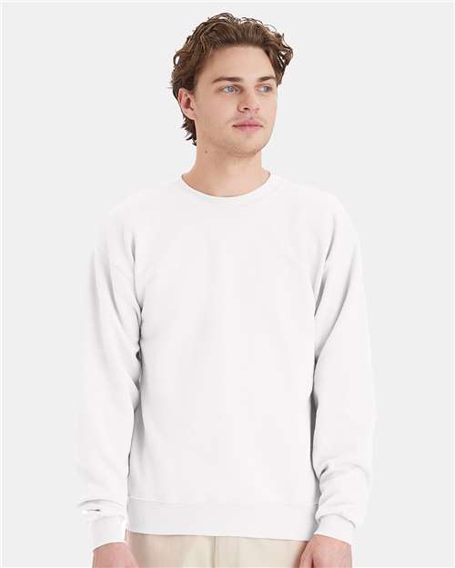 Hanes - Sudadera unisex EcoSmart® de cuello redondo - P160