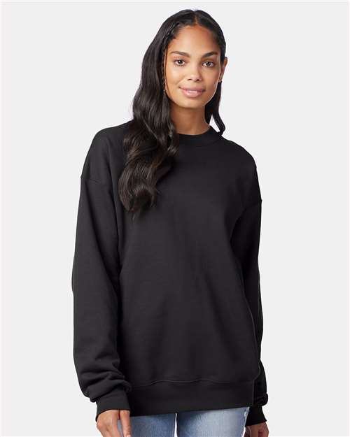 Hanes - Sudadera unisex de cuello redondo Ultimate Cotton® - F260