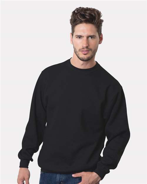 Bayside - Sudadera unisex de cuello redondo, fabricada en EE. UU. - 1102