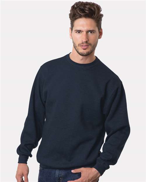 Bayside - Sudadera unisex de cuello redondo, fabricada en EE. UU. - 1102