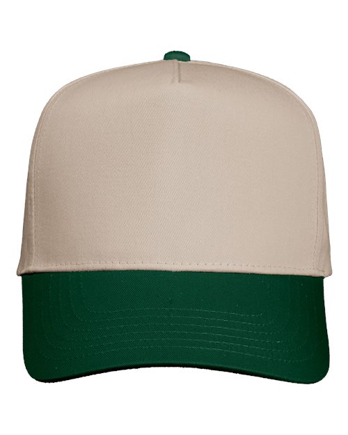 Valucap - Gorra de sarga de cinco paneles - 8869
