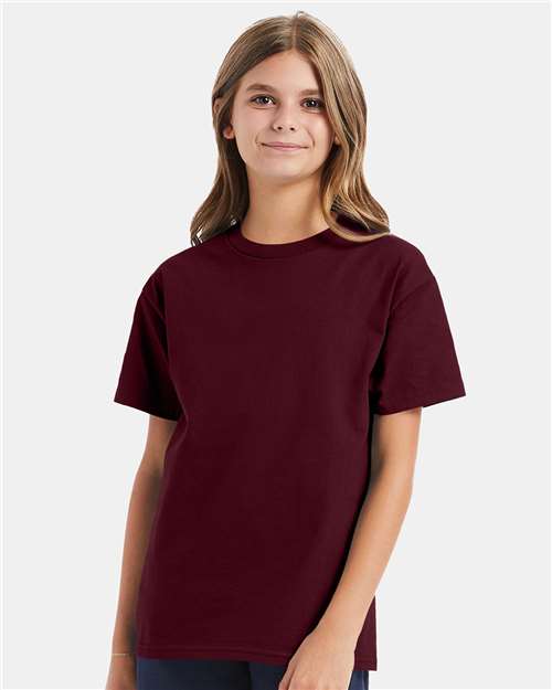 Hanes - Camiseta juvenil auténtica - 5450