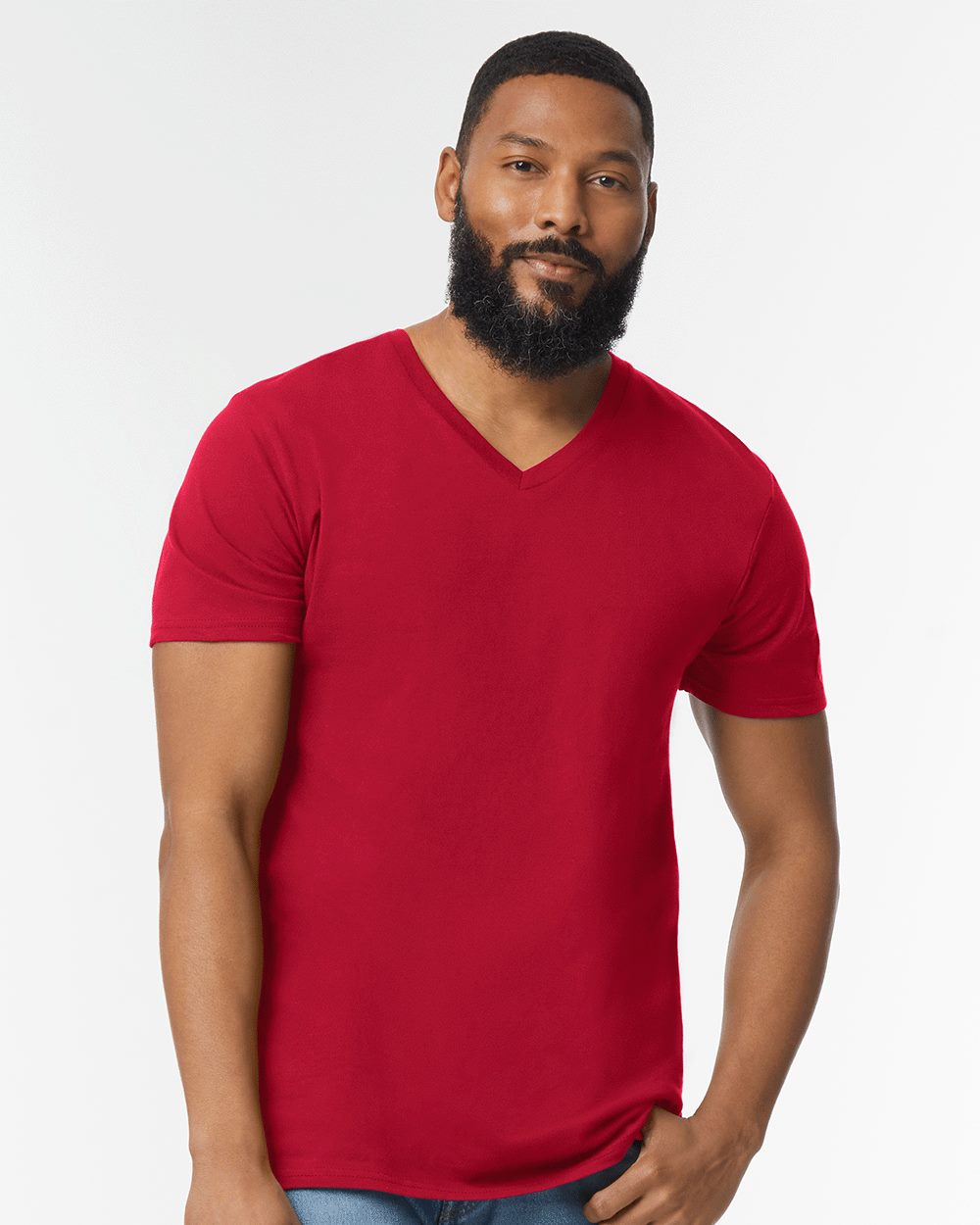 Gildan - Camiseta unisex Softstyle® con cuello en V - 64V00