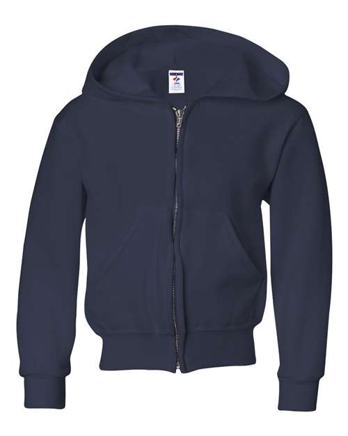 JERZEES - Youth NuBlend® Full-Zip Hooded Sweatshirt - 993BR