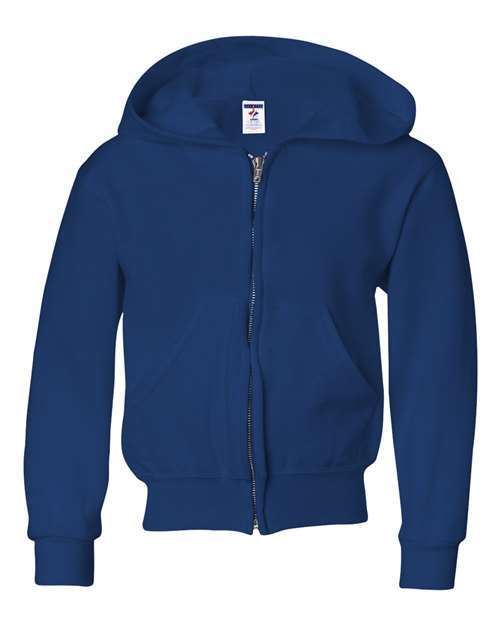 JERZEES - Youth NuBlend® Full-Zip Hooded Sweatshirt - 993BR