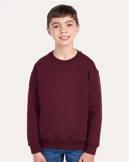 JERZEES - Youth NuBlend® Crewneck Sweatshirt - 562BR