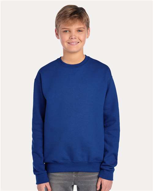 JERZEES - Youth NuBlend® Crewneck Sweatshirt - 562BR
