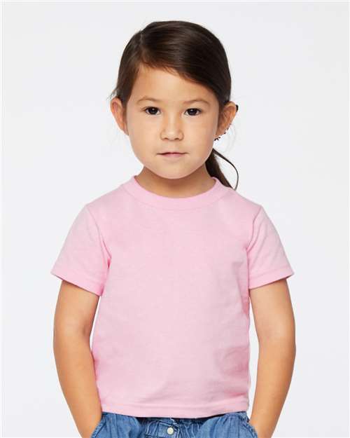 Camiseta de algodón para niños pequeños Rabbit Skins - 3301T