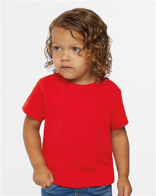 Camiseta de algodón para niños pequeños Rabbit Skins - 3301T