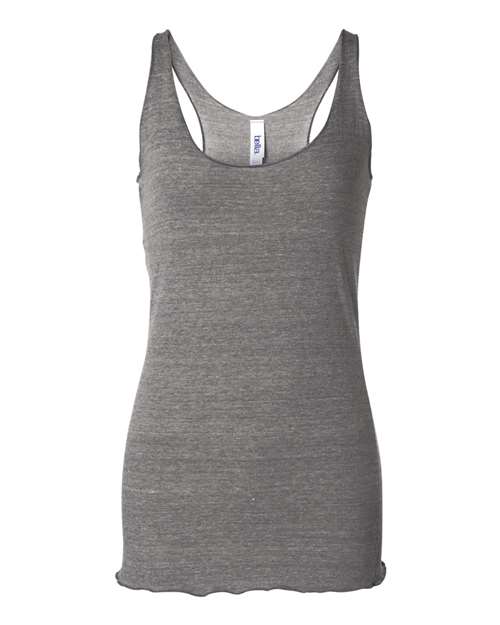 BELLA + CANVAS - Camiseta de tirantes de espalda cruzada triblend para mujer - 8430