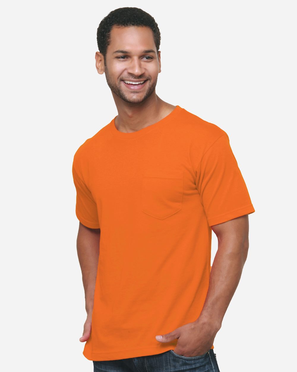 Bayside - Unisex USA-Made Midweight Pocket T-Shirt - 5070