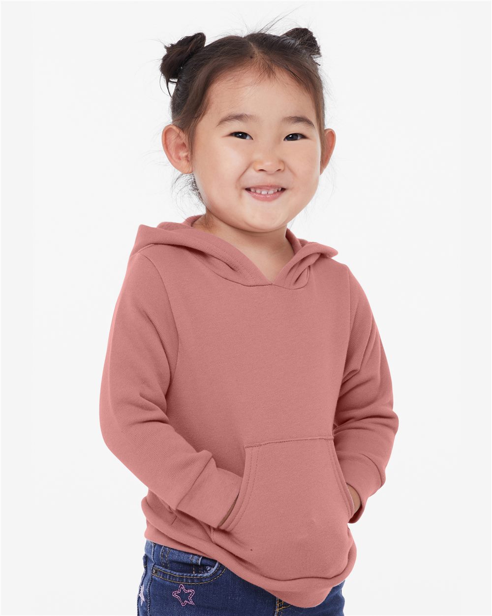 BELLA + CANVAS - Sudadera con capucha de forro polar de esponja para niños pequeños - 3719T