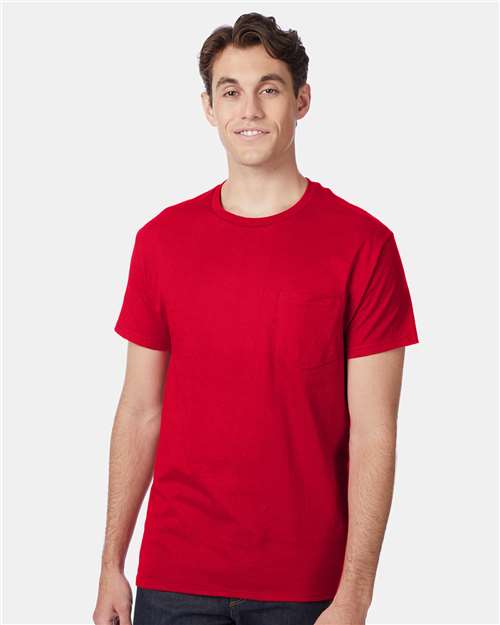 Hanes - Men's Authentic Pocket T-Shirt - 5590