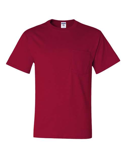 JERZEES - Camiseta unisex Dri-Power® 50/50 con bolsillo - 29MPR