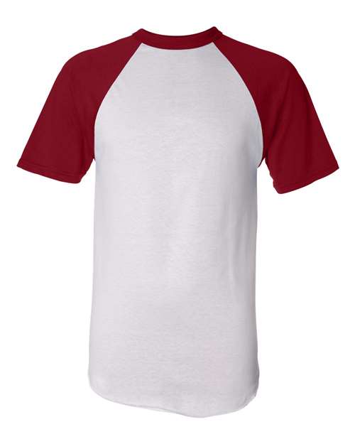 Augusta Sportswear - Camiseta de béisbol unisex con cuello raglán - 423