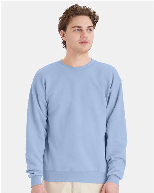Hanes - Sudadera unisex EcoSmart® de cuello redondo - P160